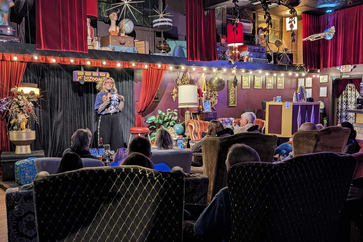 Downtown Asheville Bar LaZoom Room for Live Comedy Shows